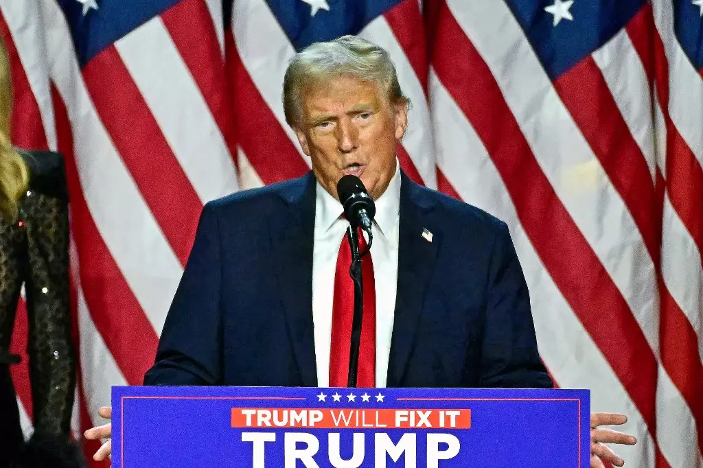 Imagem da notícia: Trump discursa como vitorioso e promete curar os EUA