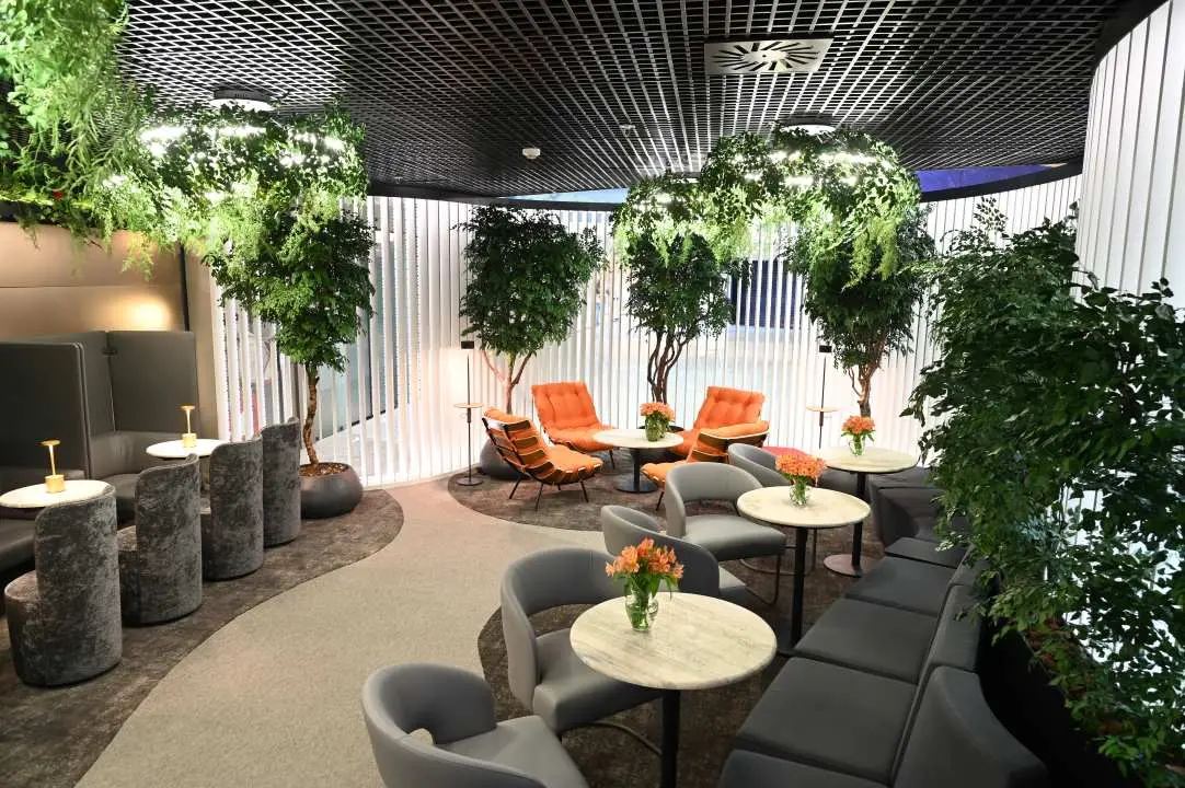 Lounge Mastercard Black, no aeroporto de Guarulhos