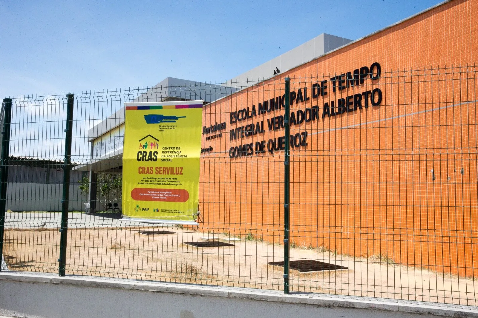 Serviços do CRAS Serviluz estão temporariamente em pátio da EMTI Vereador Alberto Gomes de Queiroz