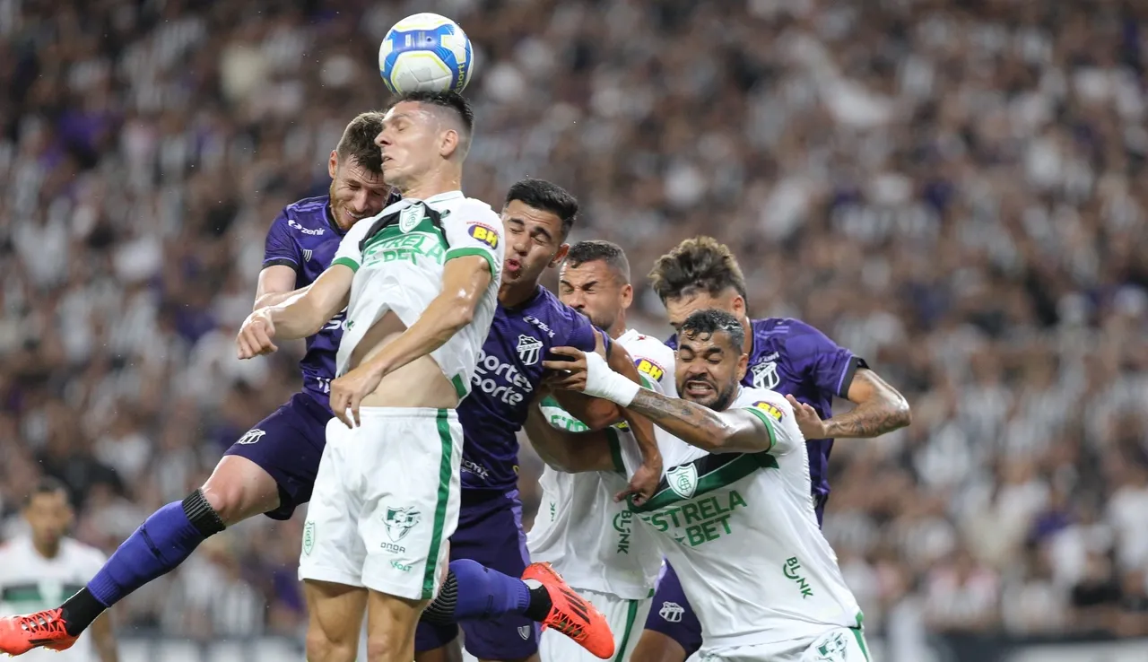 Ceará e América vão se enfrentando pela Série B