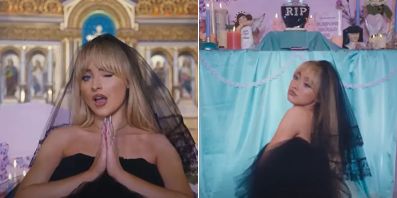 Imagem da notícia: Padre é afastado do cargo após autorizar gravação do clipe de Sabrina Carpenter em igreja