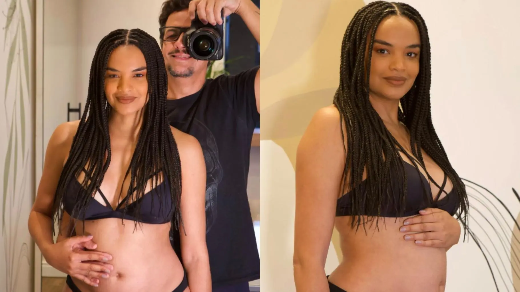 Imagem da notícia: Lucy Ramos anuncia primeira gravidez após 18 anos de casamento: 'Esperou nossa maioridade'