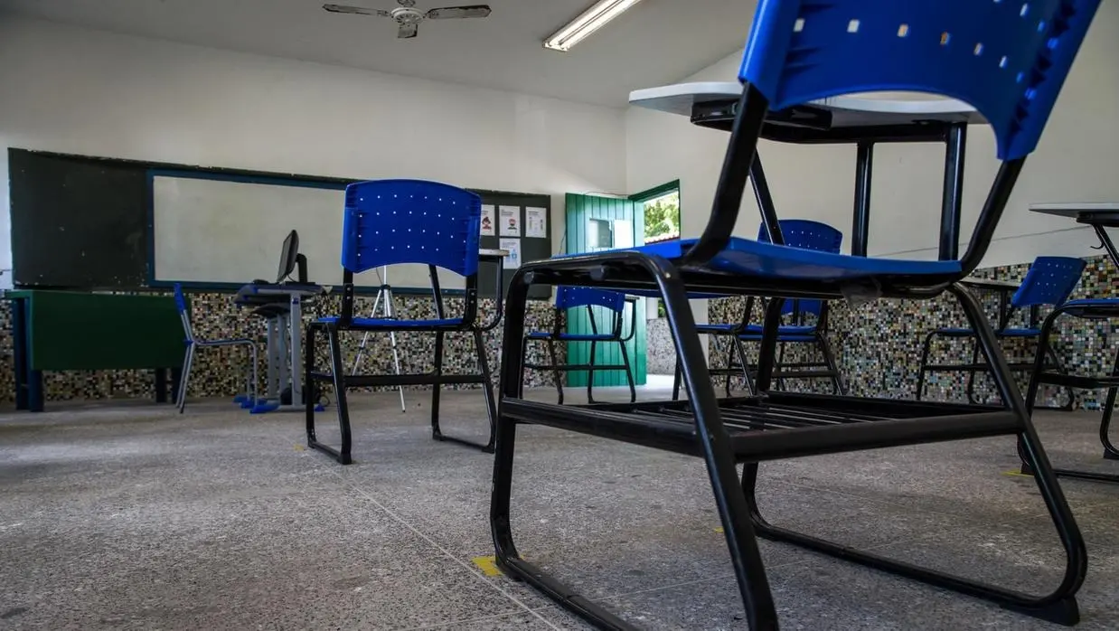 Sala de aula vazia