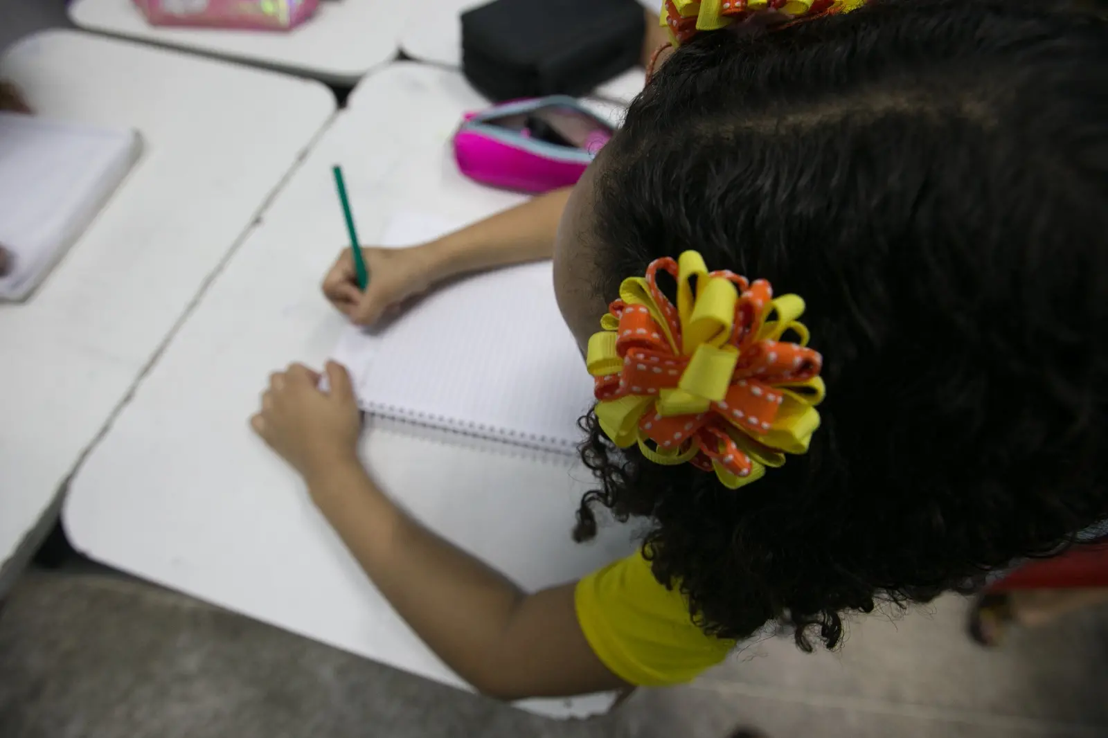 Imagem da notícia: Crianças que cursam 2º ano no CE fazem avaliação inédita de matemática no Spaece