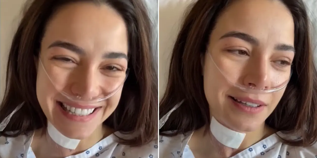 Imagem da notícia: Ex-Miss Brasil Julia Gama se submete a cirurgia para implantar próteses na coluna