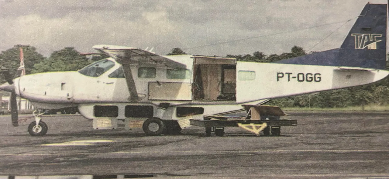 Cessna Caravan operado pela TAF entre 1995 e 2000