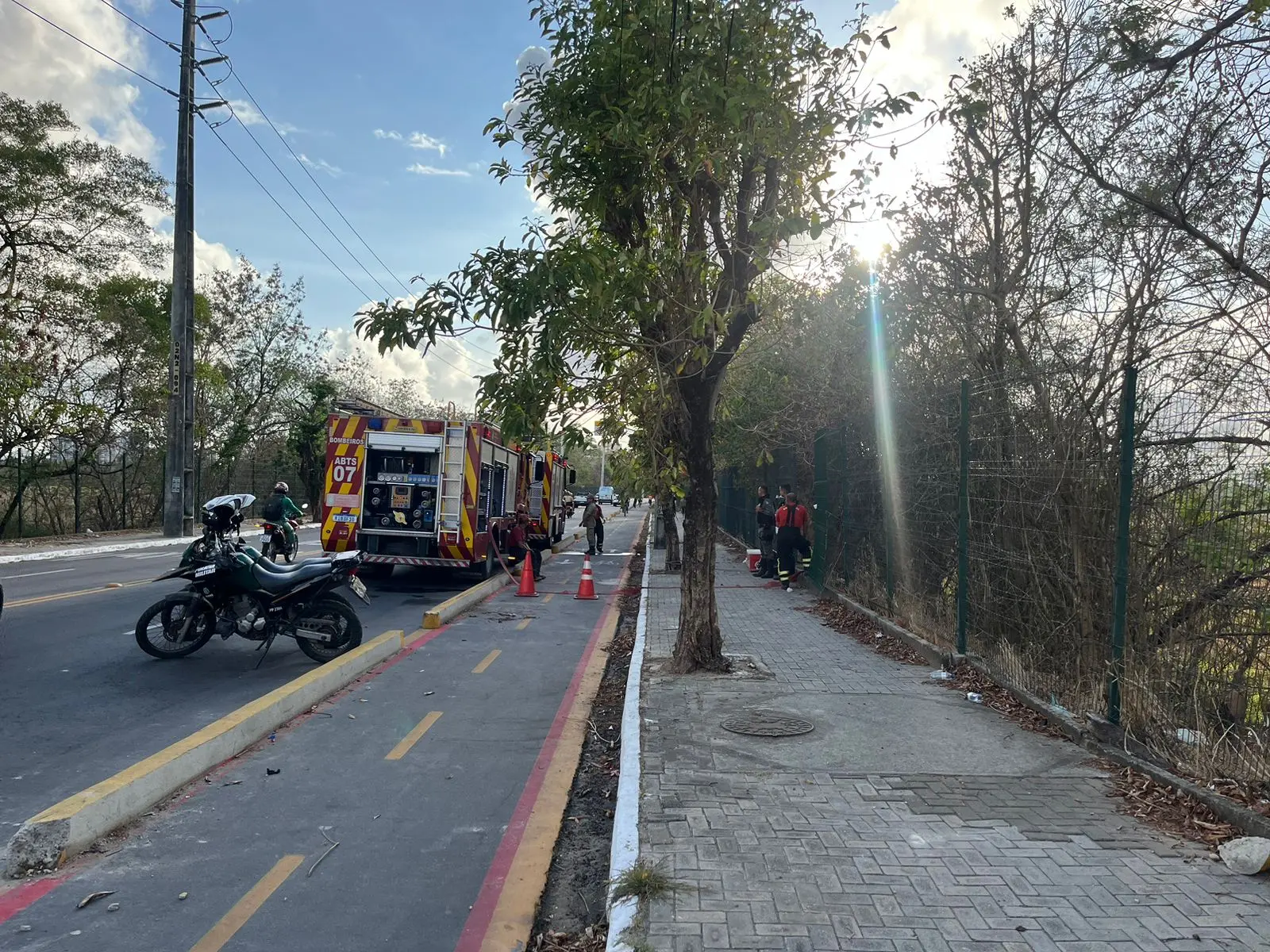 Imagem da notícia: Focos de fumaça são registrados no Parque do Cocó nesta terça-feira (3)