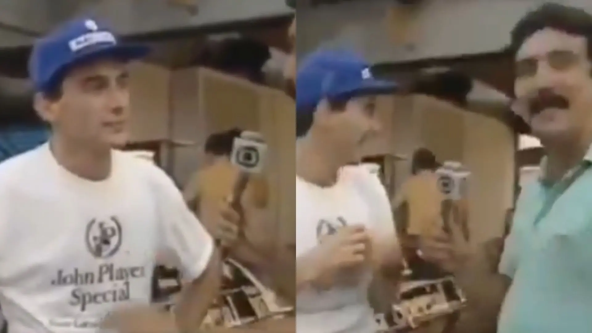 Imagem da notícia: Galvão Bueno compartilha entrevista com Ayrton Senna nas redes: 'Meu amigo Becão' 