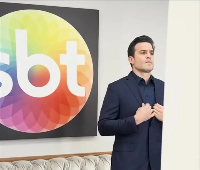 Imagem da notícia: Pablo Marçal grava programa no SBT: 'Primeiro dia de CLT'