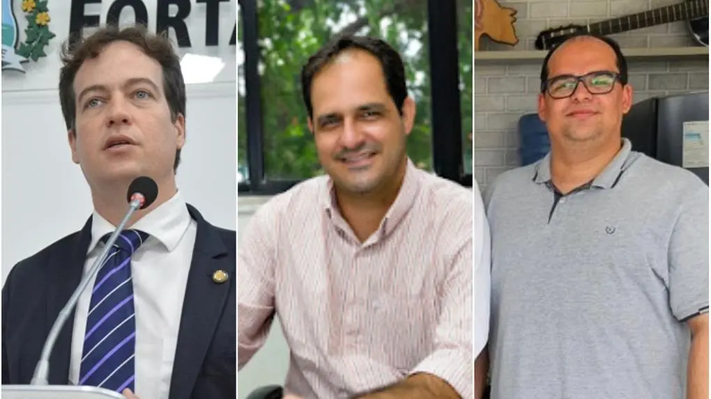 Imagem da notícia: Júlio Brizzi, André Daher e Anderson Pinheiro: de onde partiram as indicações dos secretários de Evandro