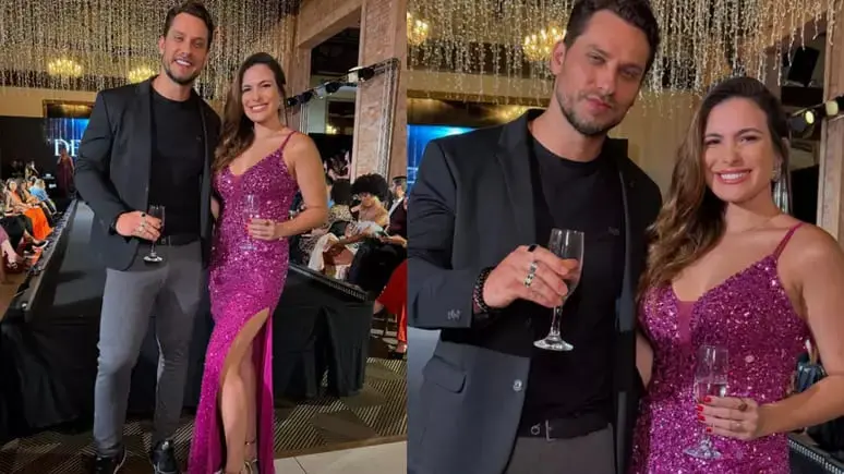 Imagem da notícia: Ex-BBB Elieser se declara à esposa após ser flagrado fazendo teste de DNA: 'Te amo em todos os sentidos'