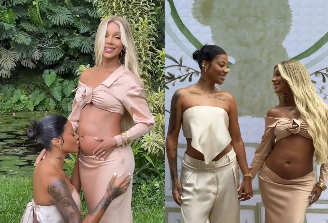 Imagem da notícia: Ludmilla e Brunna Gonçalves revelam sexo do bebê em festa; veja detalhes