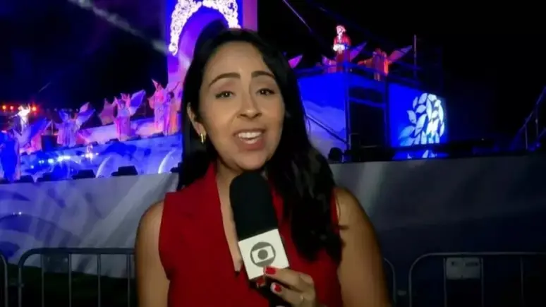 Imagem da notícia: Repórter de jornal no Paraná anuncia gravidez ao vivo: 'A melhor notícia'