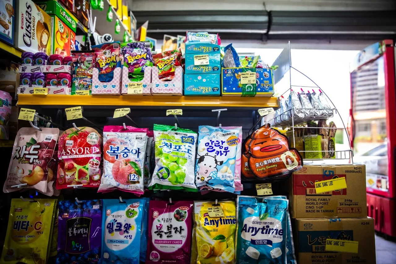 Doces coreanos estão entre os itens mais procurados pelos consumidores