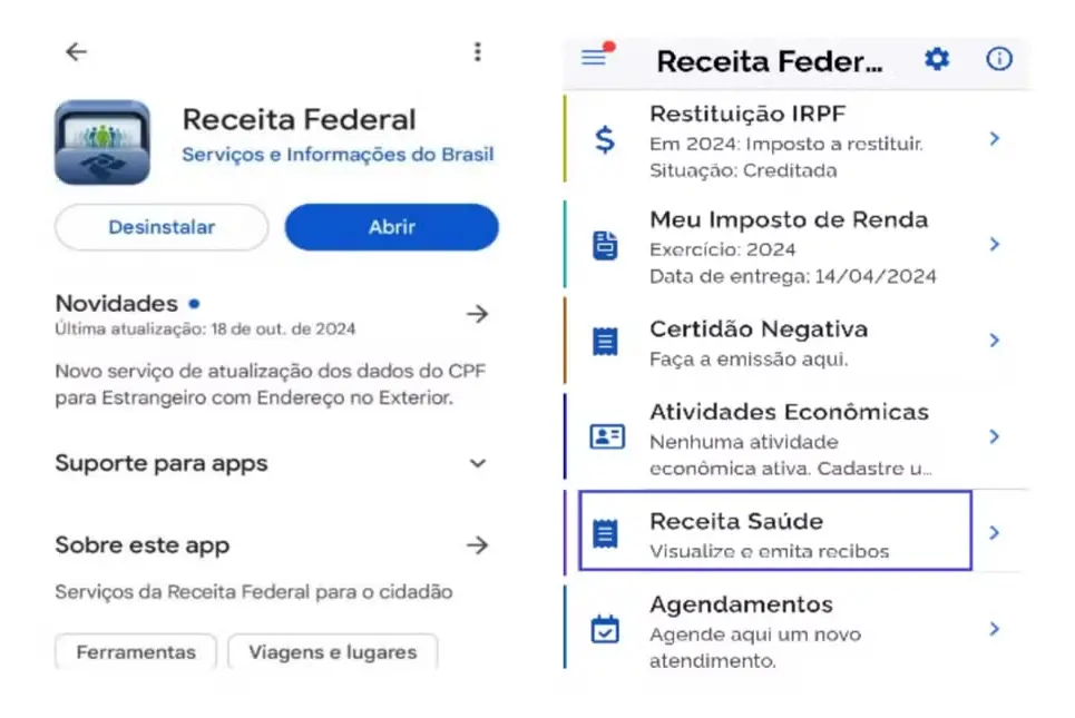 Receita saúde