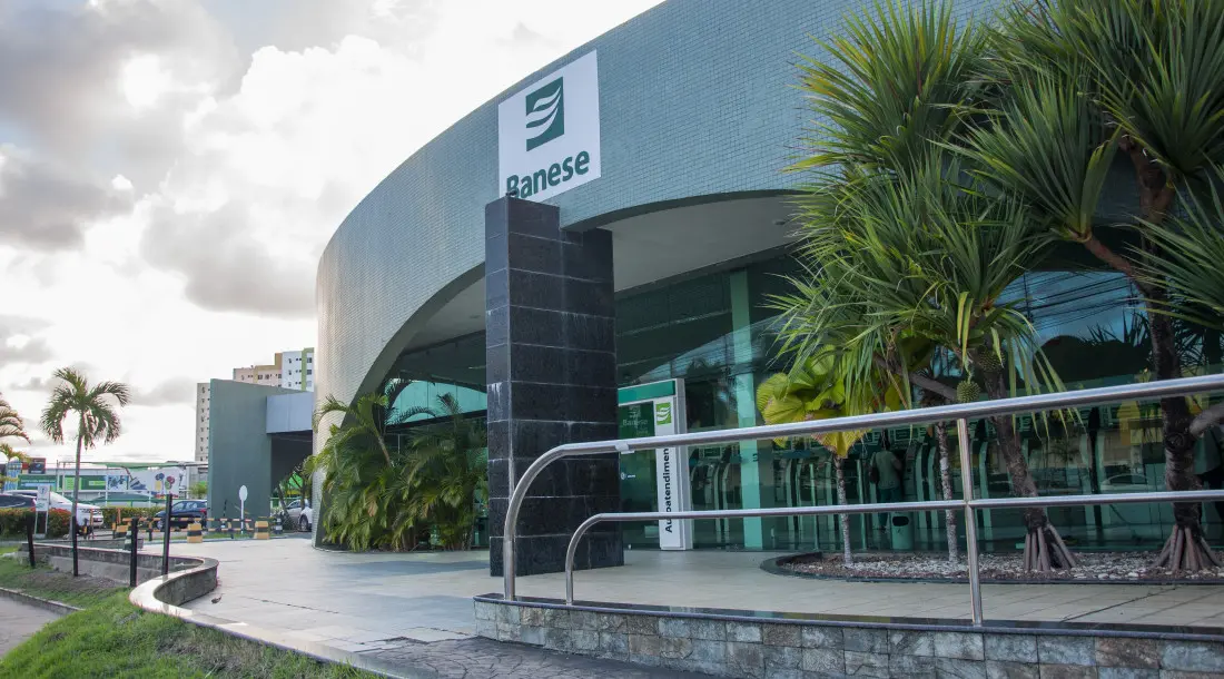Fachada do Banco do Estado de Sergipe (Banese) para o qual está aberto concurso de nível médio e técnico.