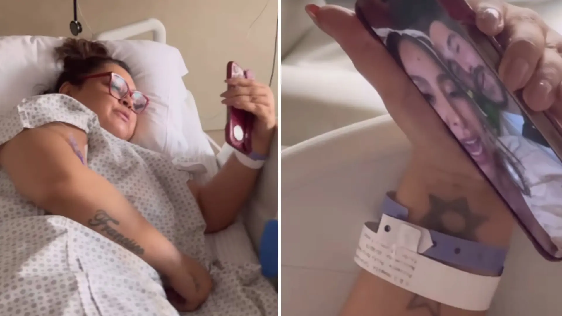 Imagem da notícia: Preta Gil, internada em SP para tratar câncer, faz videochamada com Sabrina Sato e Nicolas Prattes após casamento