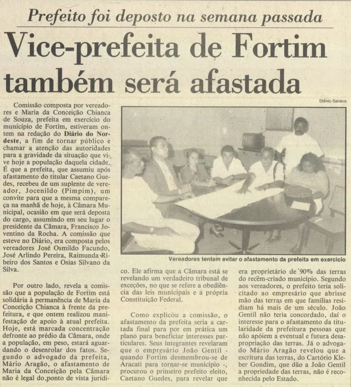 Matéria publicada em 20 de outubro de 1995