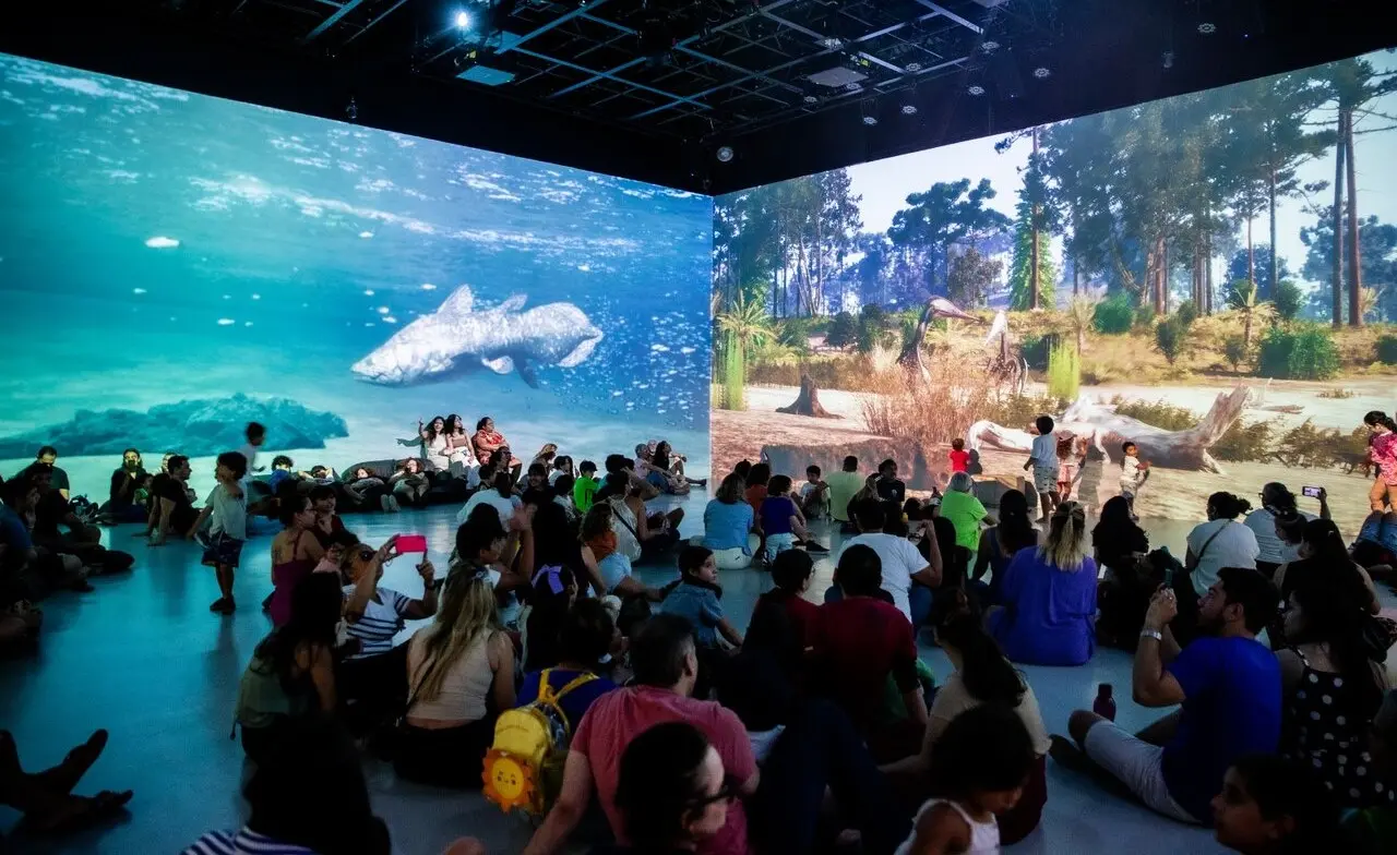 Imagem da notícia: Fósseis do Cariri ganham exposição imersiva que recria Chapada de Araripe há 100 milhões de anos