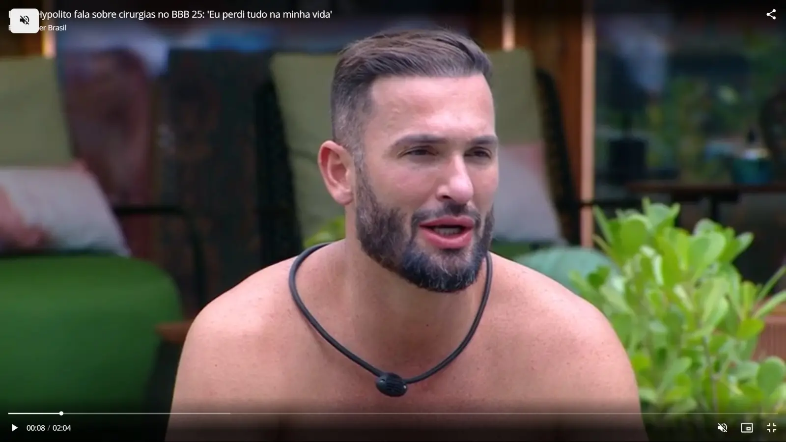 Imagem da notícia: BBB 25: Diego Hypólito conta a brothers que 'perdeu tudo' após se aposentar da ginástica artística