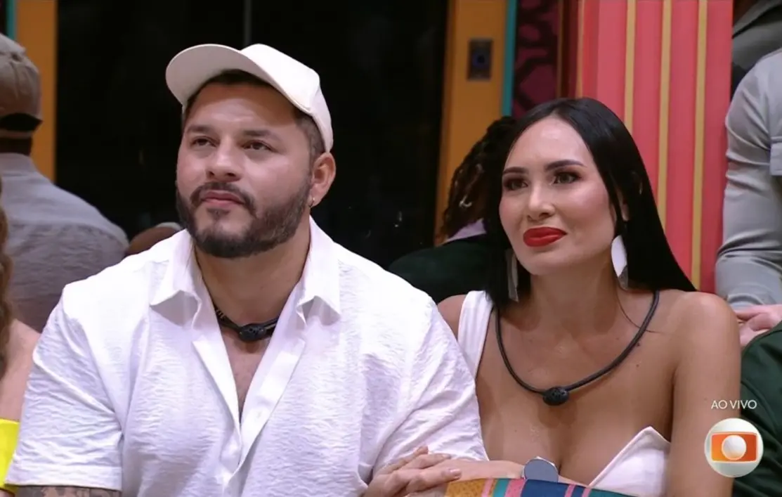Imagem da notícia: Quem saiu do BBB 25? Dupla Arleane e Marcelo é a 1ª eliminada com 55,95% dos votos