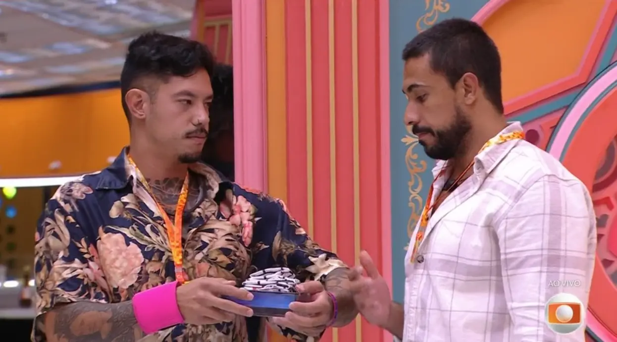 Imagem da notícia: Quem está na mira do líder do BBB 25? Veja quem Maike e Gabriel indicaram