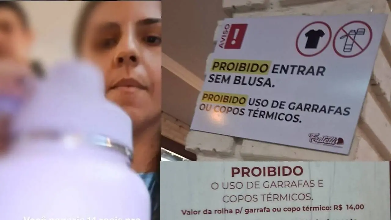Imagem da notícia: Restaurante pode cobrar taxa para cliente entrar com a própria garrafa d'água? Veja o que diz a lei