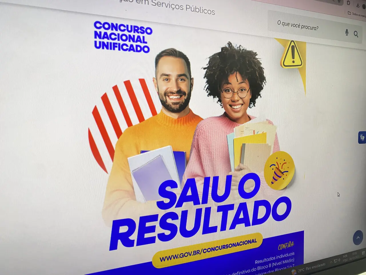 Imagem da notícia: Inscritos do CNU em editais do 1 ao 7 devem fazer curso obrigatório para obter nota; veja próximos passos