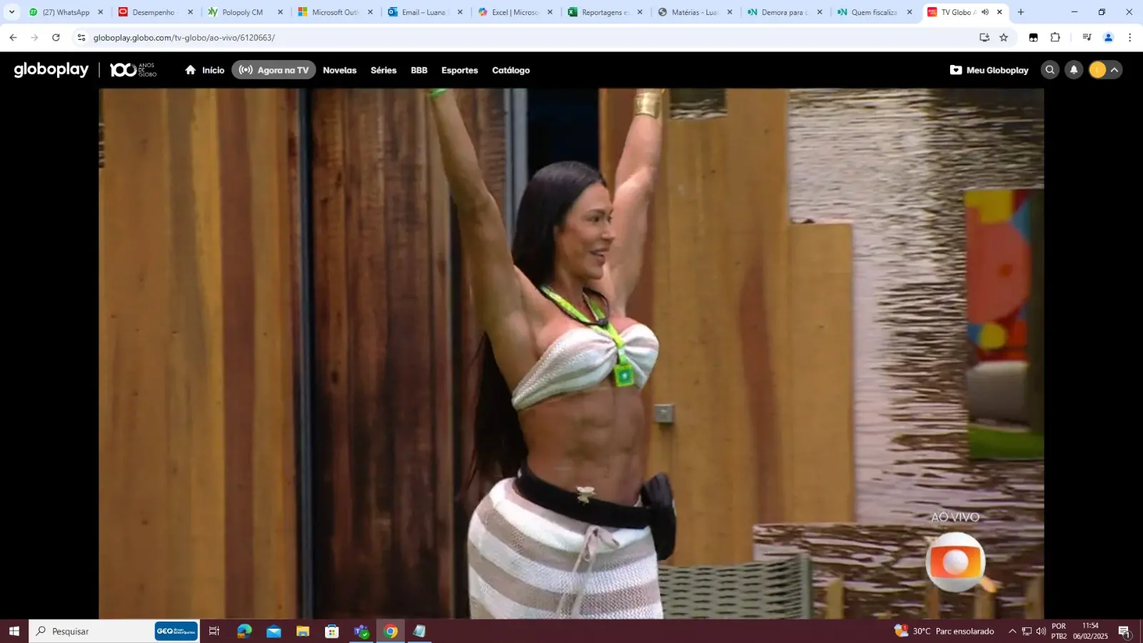 Imagem da notícia: Com dinâmica do 'freeze', veja como foi volta de Gracyanne Barbosa ao BBB 25