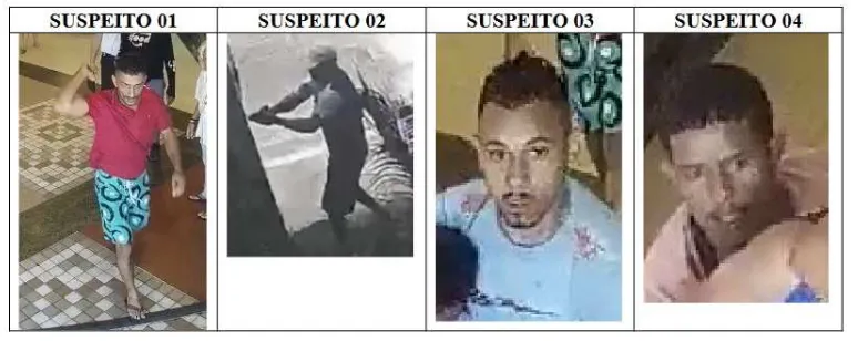 Quatro homens foram identificados