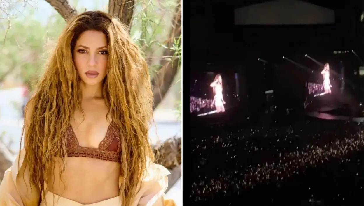 Imagem da notícia: Shakira faz gesto para ouvir fãs xingando Piqué em primeiro show no Brasil; veja vídeo