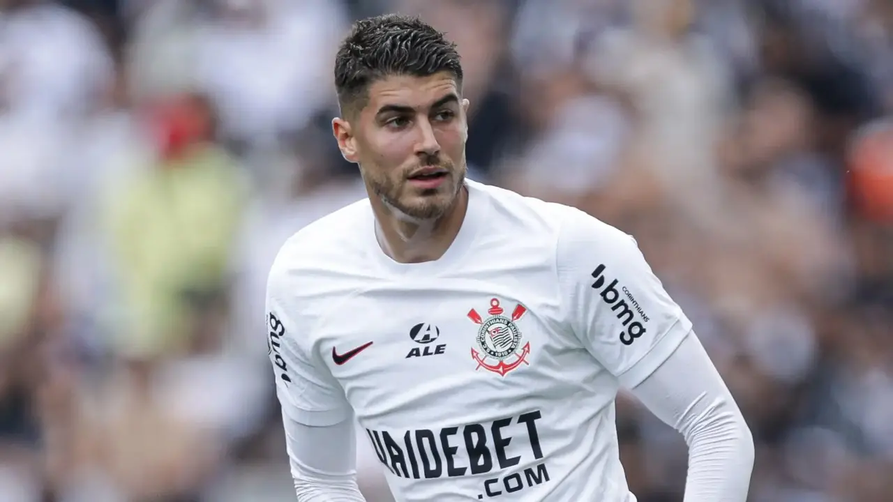 Pedro Raul em ação pelo Corinthians