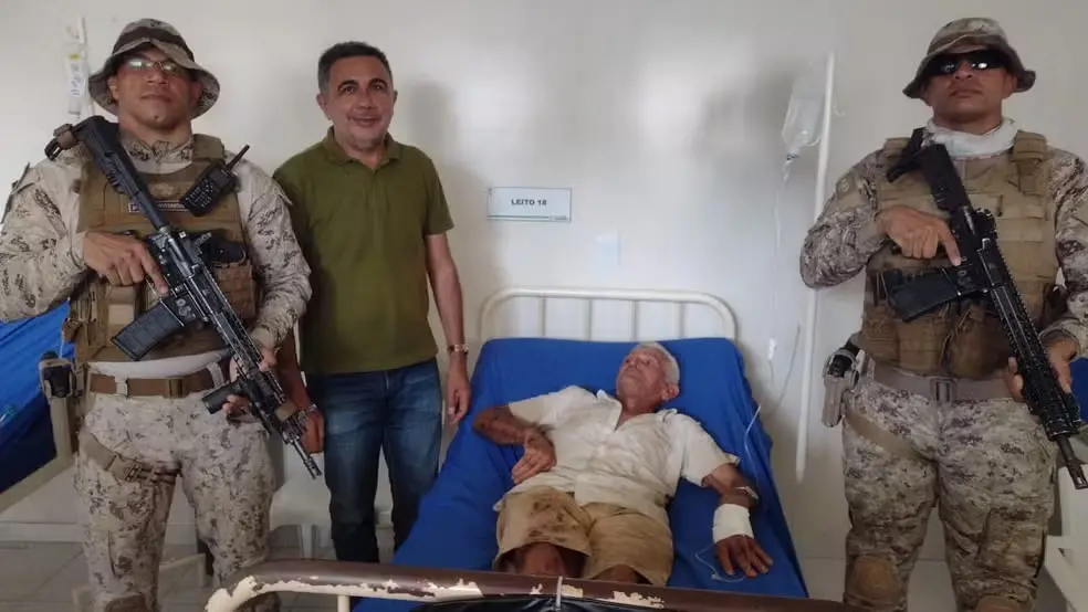 Imagem da notícia: Agricultor de 78 anos desaparece, sofre ataque de abelhas e é encontrado com vida após 30 horas