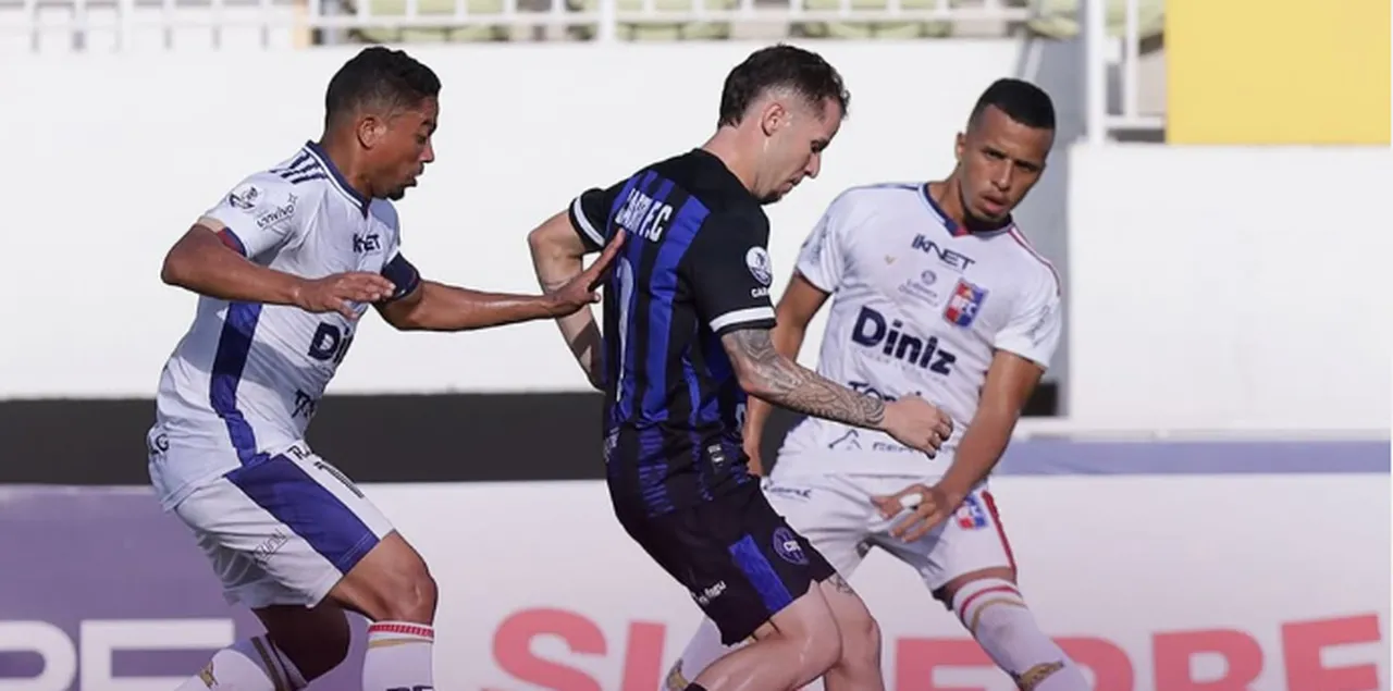Cariri e Barbalha empataram em 1 a 1 neste domingo pelo Campeonato Cearense