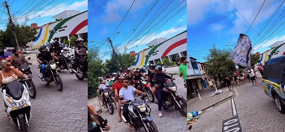 Imagem da notícia: Homem que se aproximou armado de BMW e foi morto a tiros é velado com passeata no bairro Vicente Pinzón, em Fortaleza