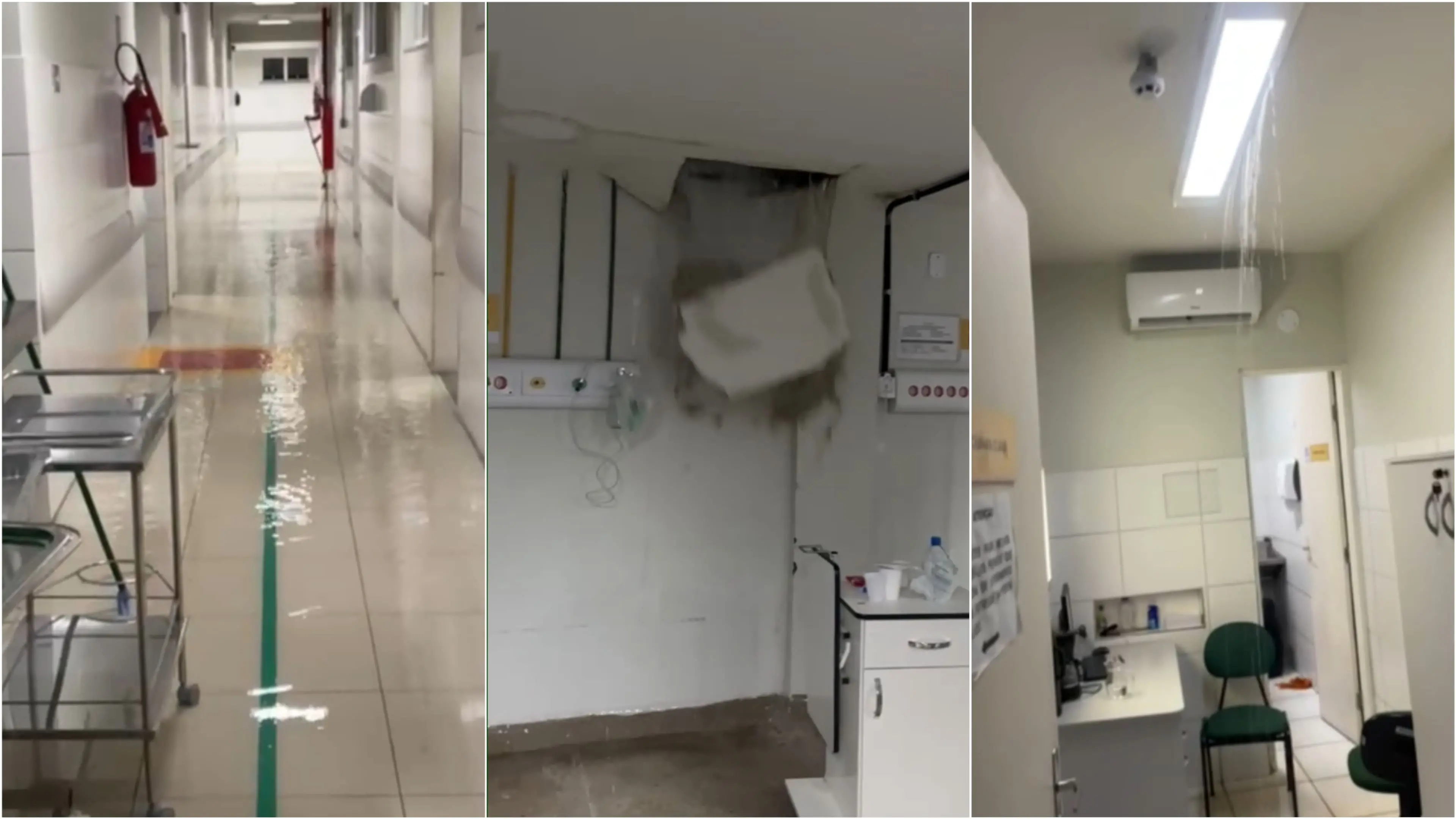 Imagem da notícia: Frotinha de Messejana sofre alagamentos e pedaço de forro cai com chuva em Fortaleza