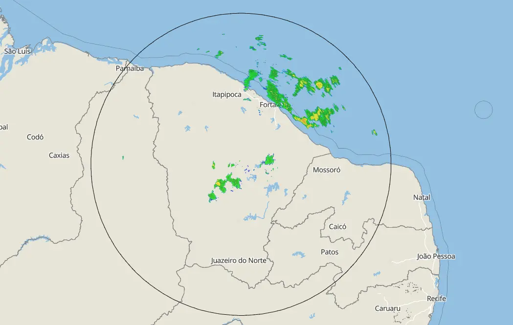 Imagem da notícia: Fortaleza e pelo menos mais 6 cidades do CE registram mais de 100mm de chuva; veja locais