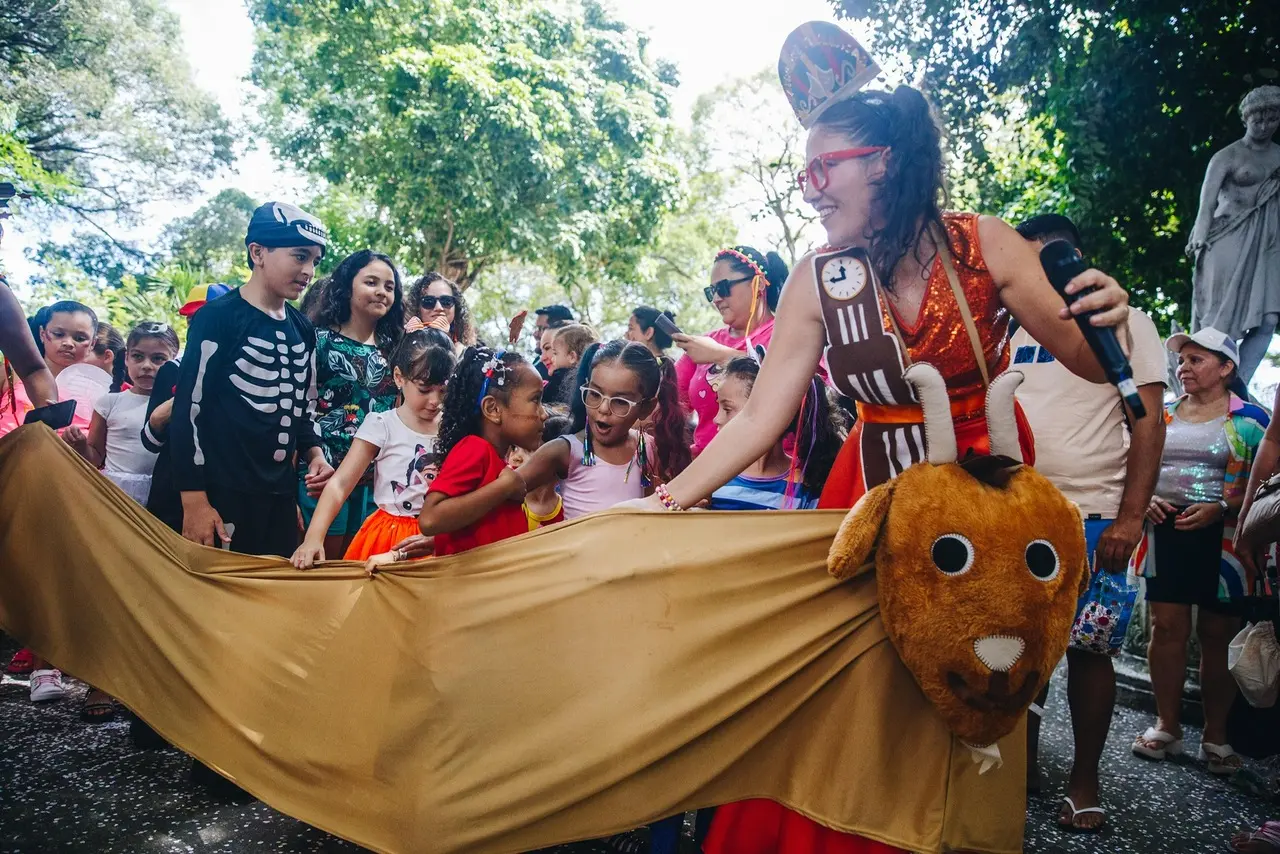 Carnaval infantil no Passeio Público