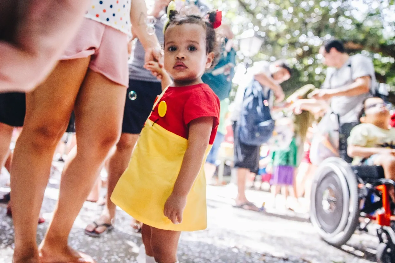 Ana Clara estava fantasiada de Emília
