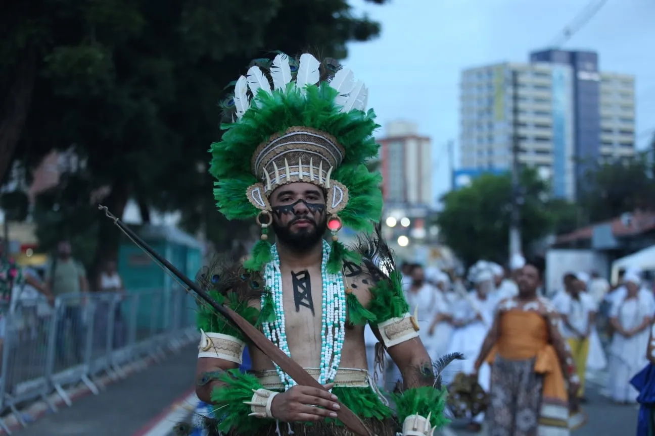 Povos originários também foram tema do desfile nesta terça-feira (4)
