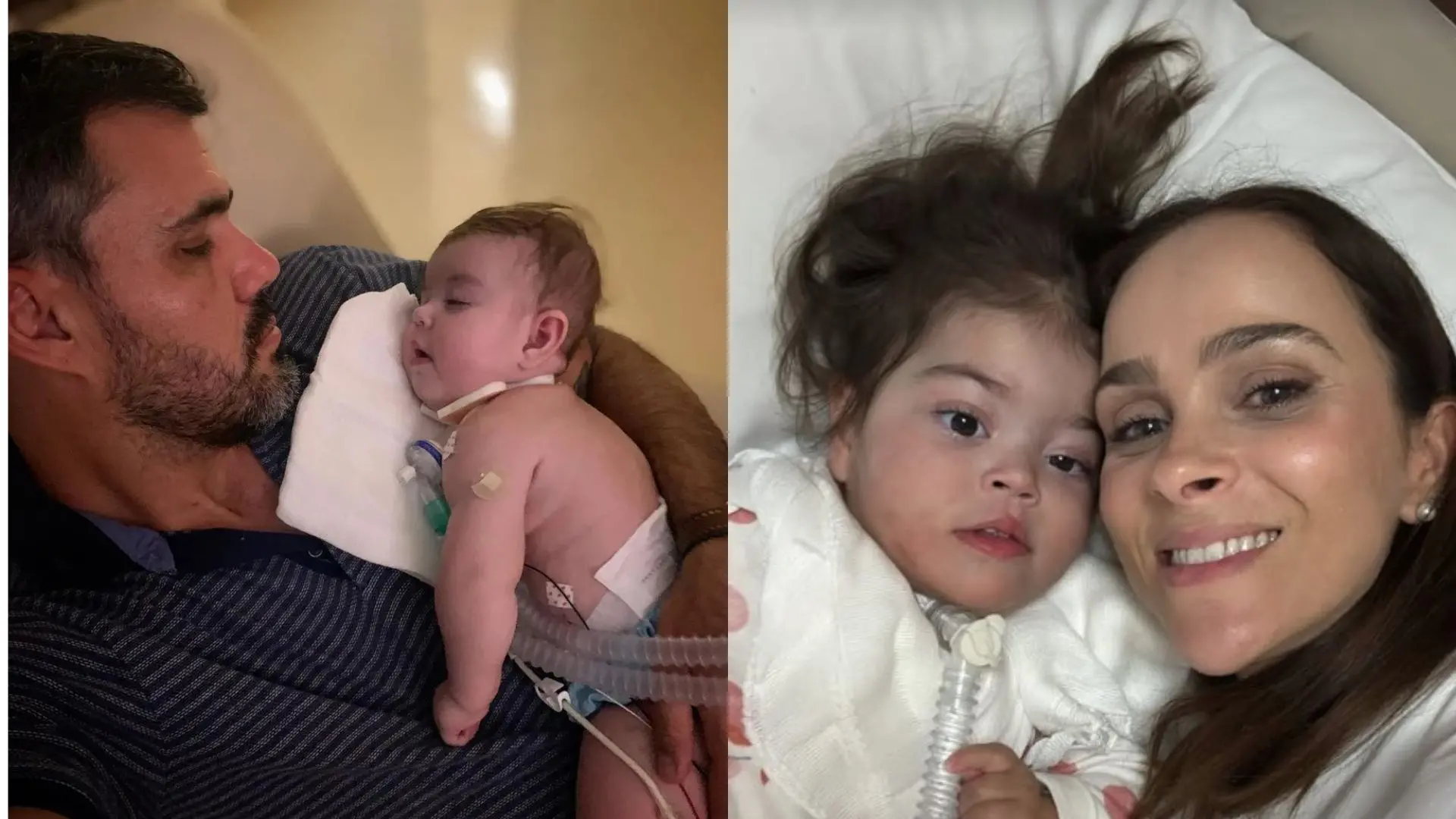 Imagem da notícia: Filha de Juliano Cazarré volta a ser internada, e esposa do ator pede orações