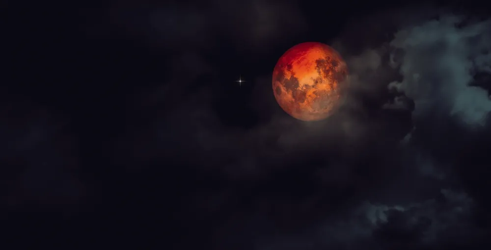 O eclipse deve formar o fenômeno 'lua de sangue'