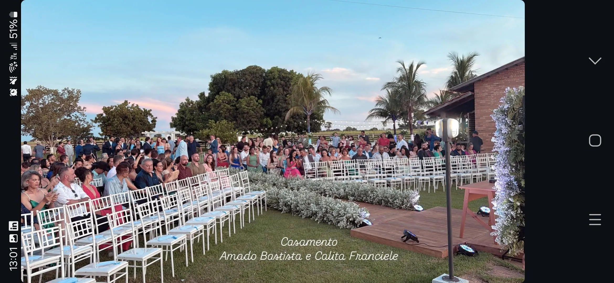 Convidados do casamento de Amado Batista
