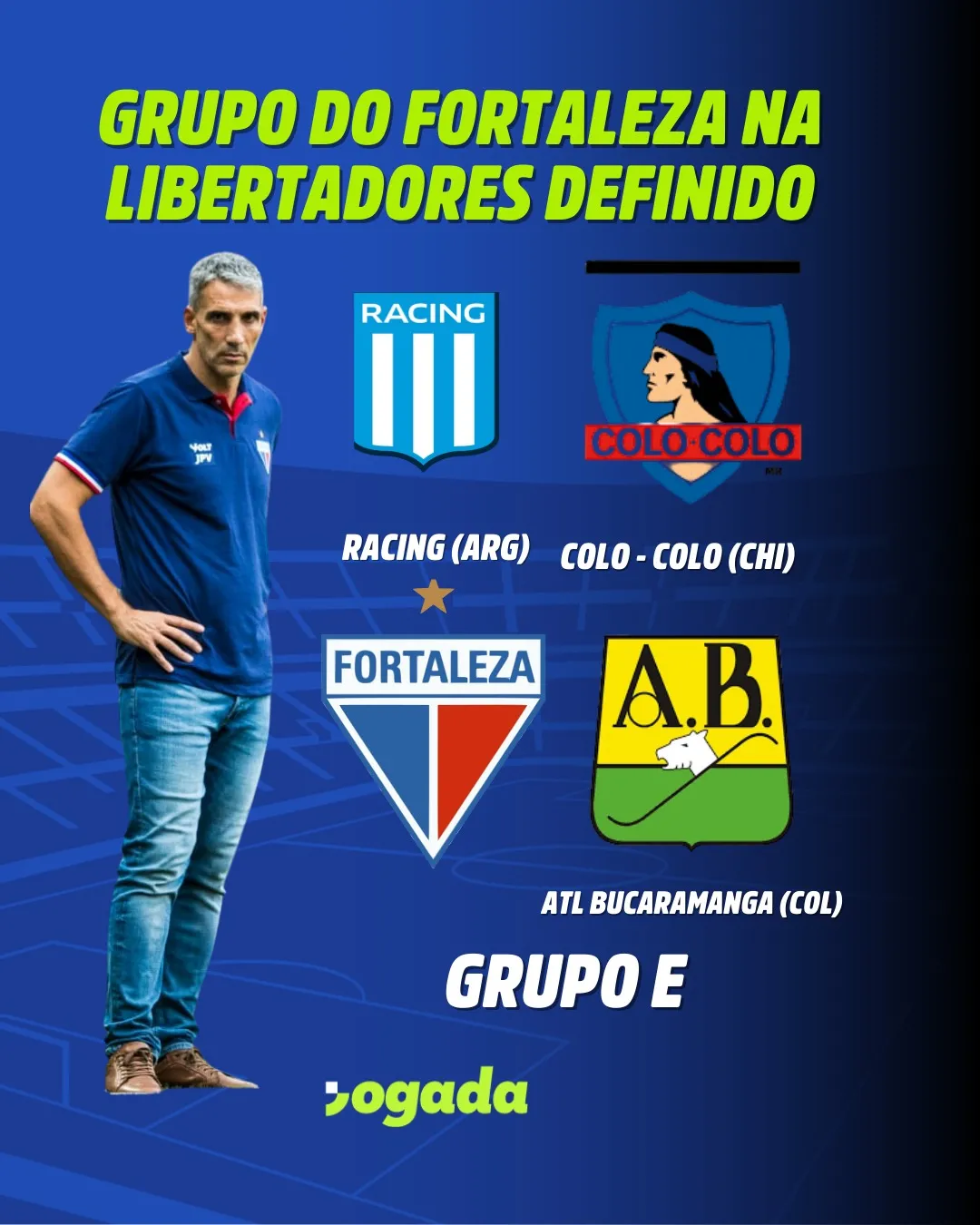 Grupo do Fortaleza na Libertadores