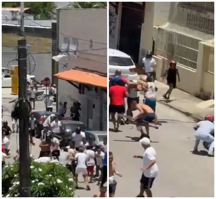 Imagem da notícia: Torcedores de Ceará e Fortaleza brigam às vésperas do Clássico-Rei e 10 pessoas são detidas; vídeo