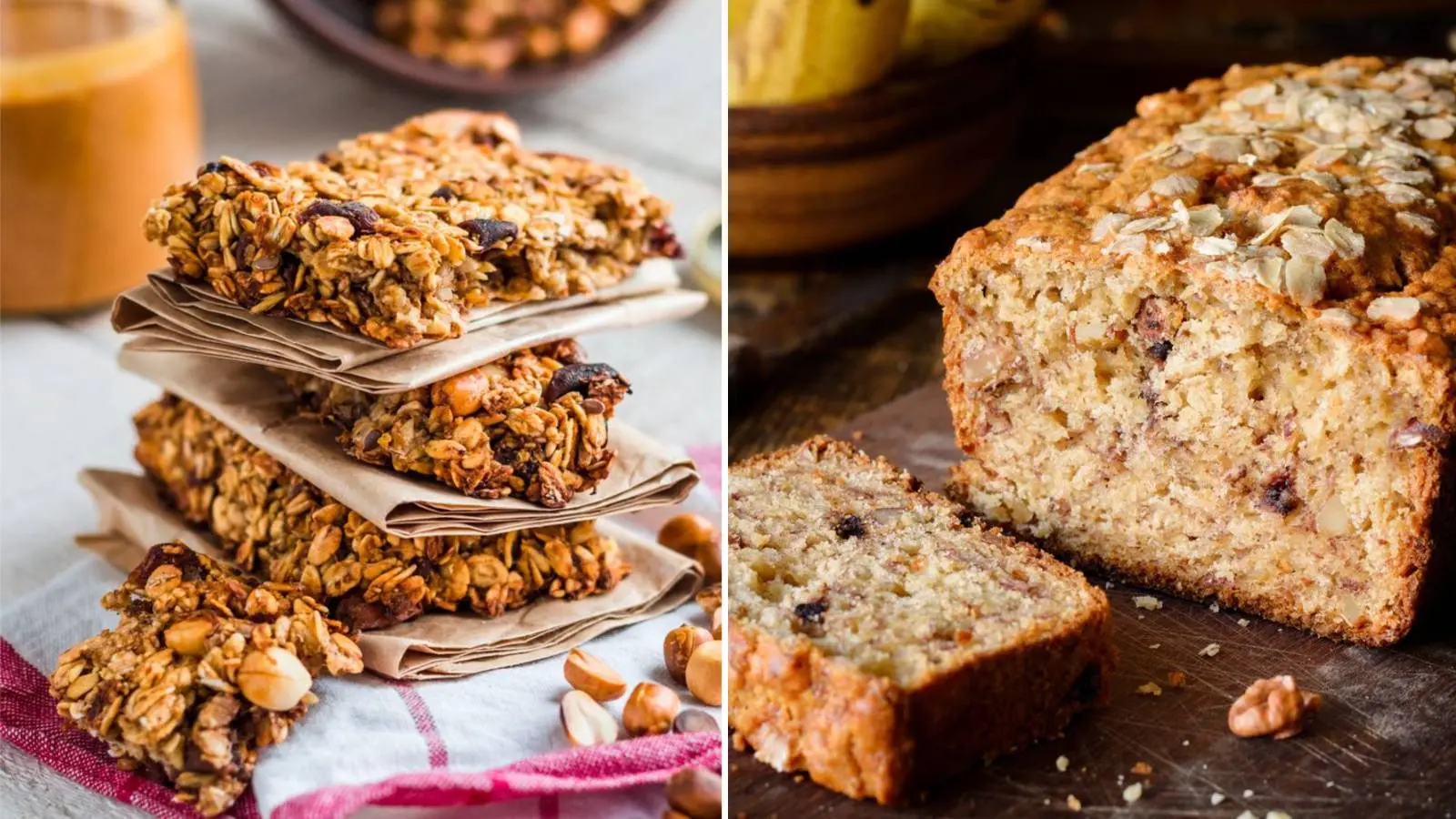Imagem da notícia: Nutricionista ensina como fazer barra de cereal caseira e bolo de banana com aveia; veja passo a passo