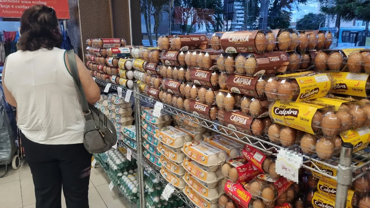 Ao comprar ovos, consumidor busca pelos maiores e com o preço mais em conta