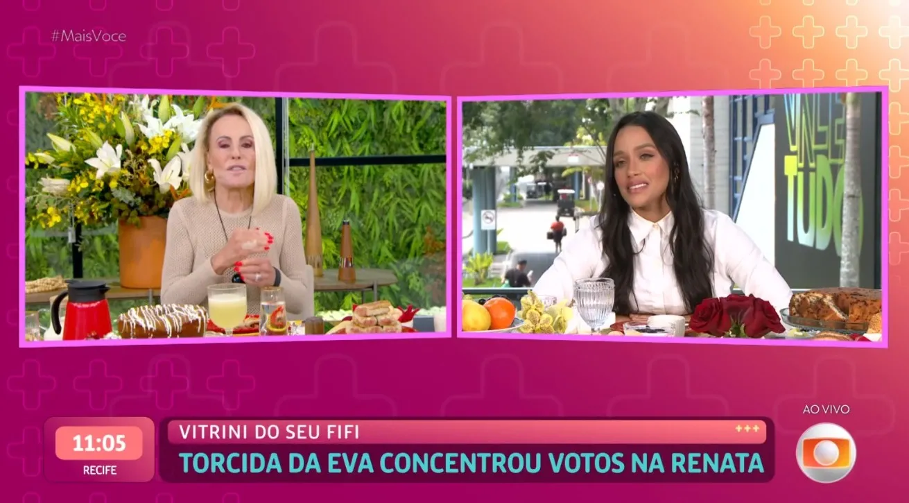 Ana Maria questionou a cearense sobre a escolha da torcida de levar Renata para a Vitrine do Seu Fifi