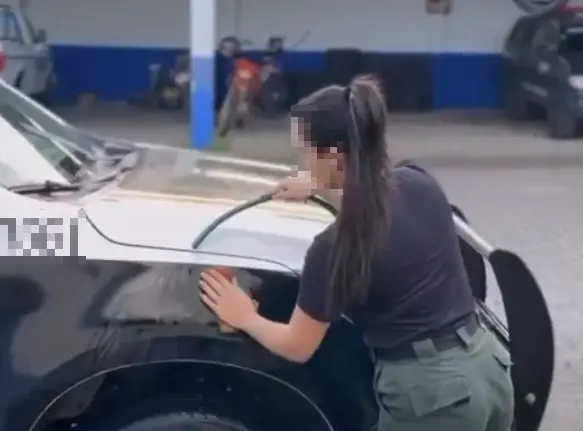 Imagem da notícia: PM Mayara Kelly é punida com permanência disciplinar em quartel por publicar vídeos de atividades policiais nas redes 