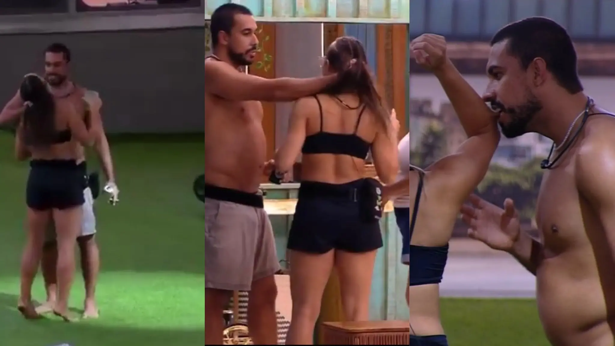 Imagem da notícia: Maike leva advertência da produção do BBB 25 após puxar o cabelo de Renata